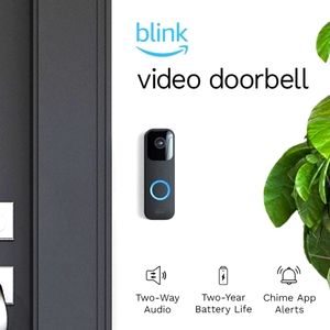 Blink Video Doorbell + Sync Module 2 | Two-year battery life, two-way audio, HD